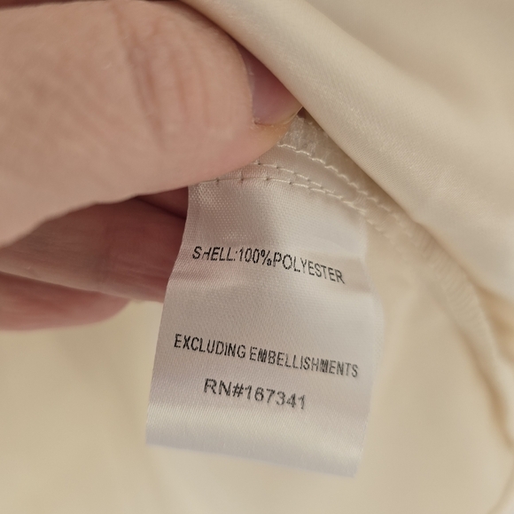 NWT Hello Molly Silky Girl Vibes Satin Mini Dress Champagne 6 - Picture 7 of 9